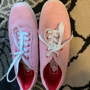 Basically brand new Red & White stripped Vans